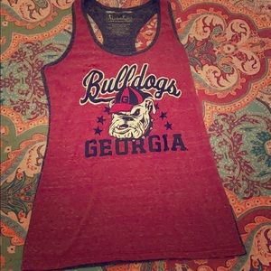 Georgia Bulldogs women’s tank top